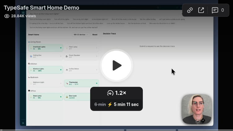 Captured public TypeSafe Smart Home video poster